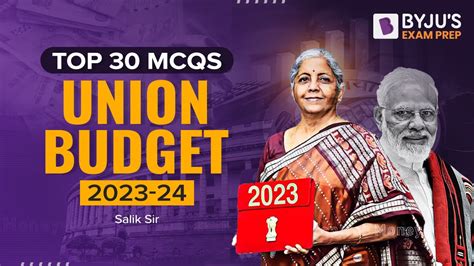 Union Budget 2023 24 Top 30 MCQs On Budget 2023 Current Affairs