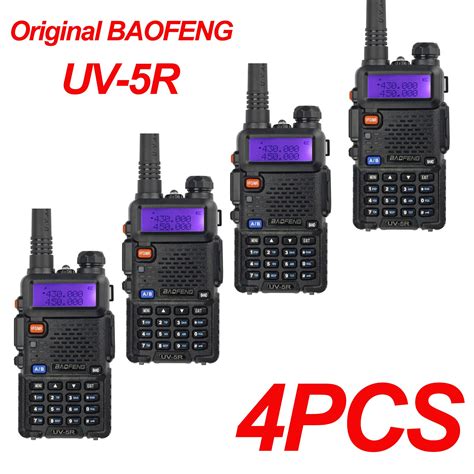 Baofeng Walkie Talkie De Largo Alcance Transceptor Port Til Fm Con