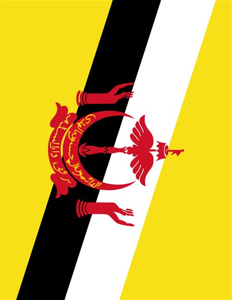 brunei flag full page - Map Pictures