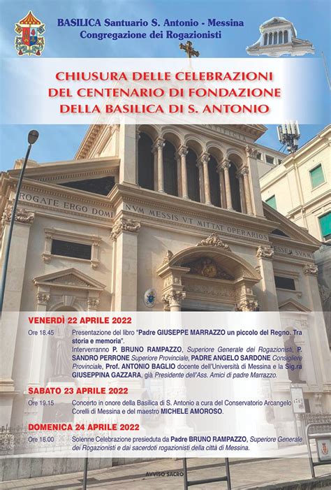 Chiusura Delle Celebrazioni Per Il Centenario Della Basilica Santuario