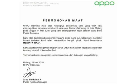 Detail Contoh Surat Permohonan Maaf Resmi Koleksi Nomer