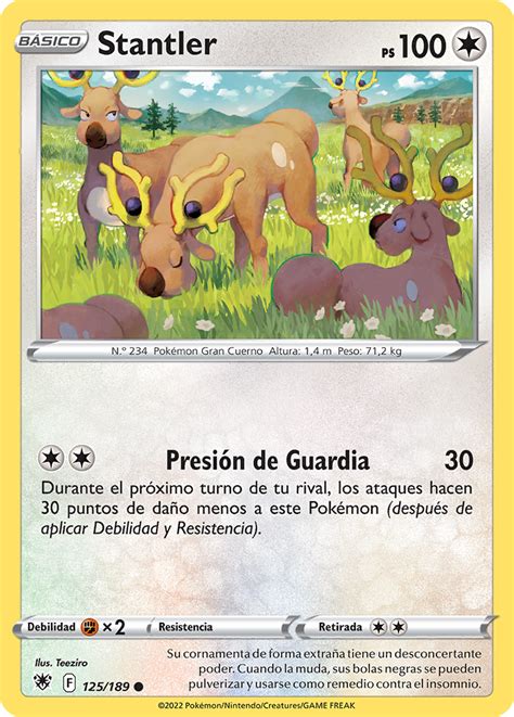 Stantler Resplandor Astral TCG WikiDex la enciclopedia Pokémon