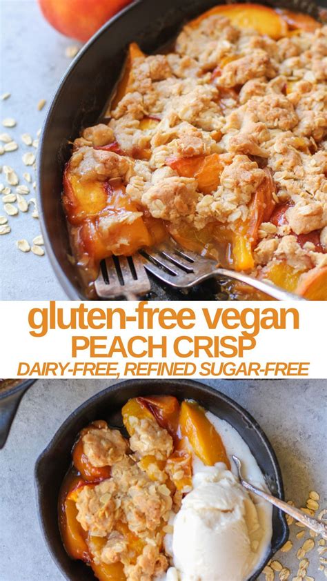 Peach Crisp Gluten Free And Vegan Artofit