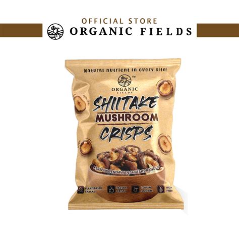 Organic Fields Shiitake Mushroom Crisps 50g Shopee Malaysia