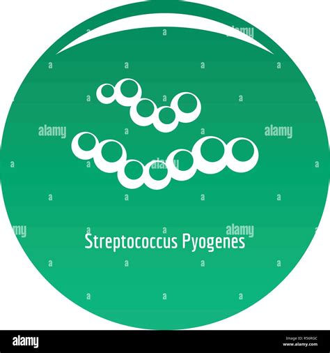 Streptococcus Pyogenes Icon Simple Illustration Of Streptococcus Pyogenes Vector Icon For Any