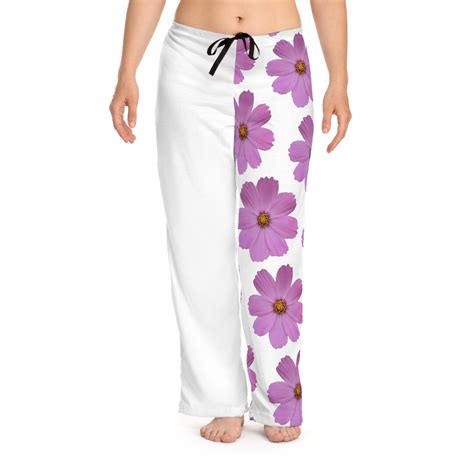 Womens Pajama Pants With Flowers Etsy