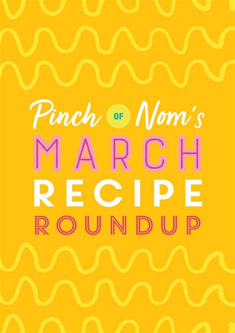 Pinch of Nom's March Recipe Roundup - Pinch Of Nom Slimming Recipes