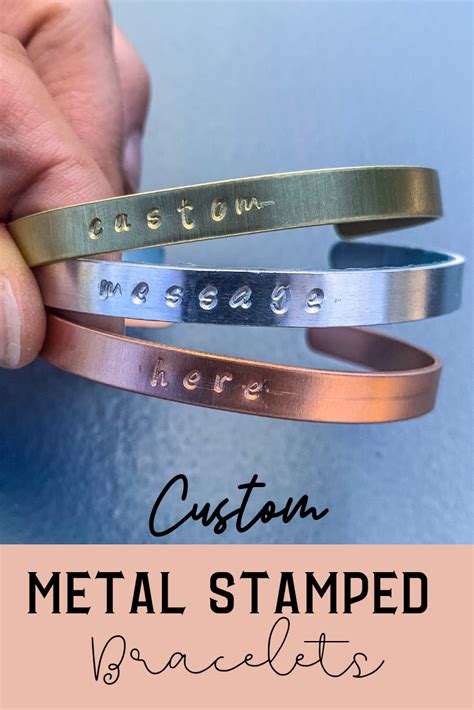 Metal Stamped Bracelets