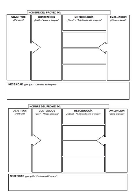 Esquema de formulación de Proyectos PDF Descarga Gratuita