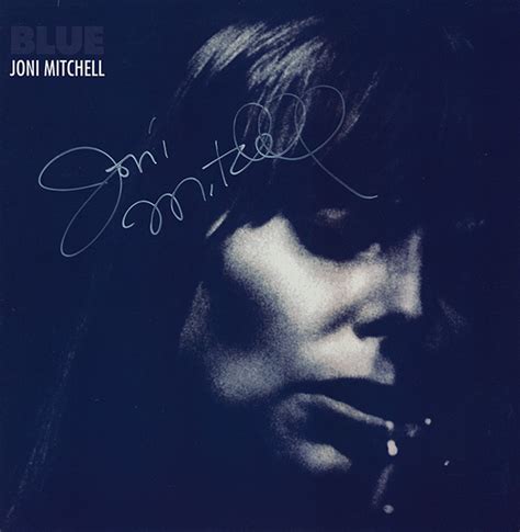 Joni Mitchell Signed Blue Album - Artist signed collectibles and gifts