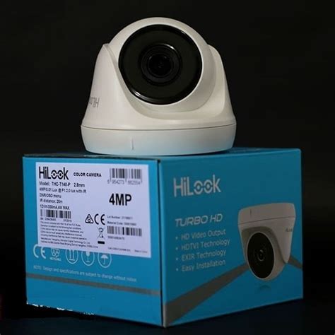 CAMERA HD TVI HILOOK 4MP 5in1 THC T140 P vỏ nhựa hồng ngoại 20m Siêu