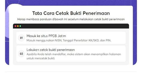 Cara Cetak Bukti Penerimaan PPDB Jatim 2023 Tahap 4 Akses Ppdbjatim