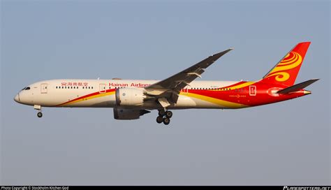 B J Hainan Airlines Boeing Dreamliner Photo By Stockholm