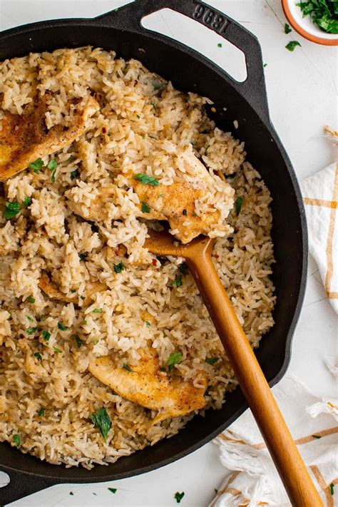 Skillet Chicken And Rice Recipe