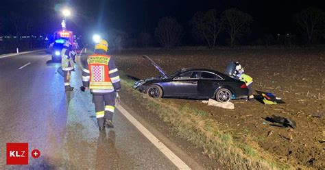 Unfälle in Spielberg Lenker landete mit Pkw im Feld