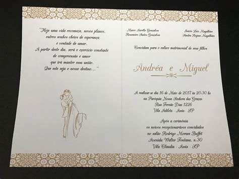 Convite De Casamento Nude Elo Produtos Especiais