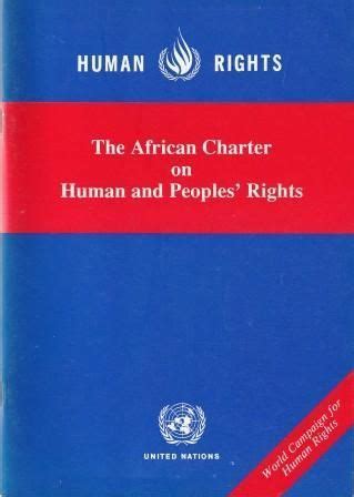 The African Charter On Human And Peoples Rights Centre For Human Rights