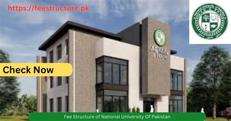 Fee Structure Of National University Of Modern Languages Numl Lahore