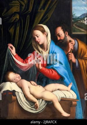 La Sainte Famille L Enfant J Sus La Vierge Marie Et Saint Joseph Dans