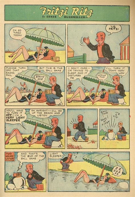 An Old Comic Strip With A Man Laying On The Ground