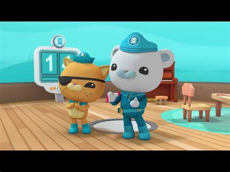 Captain Barnacles And Kwazii Clapping Paw Patrol Coloring Octonauts