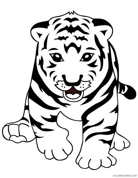 Tiger Coloring Sheets Animal Coloring Pages Printable 2021 4356