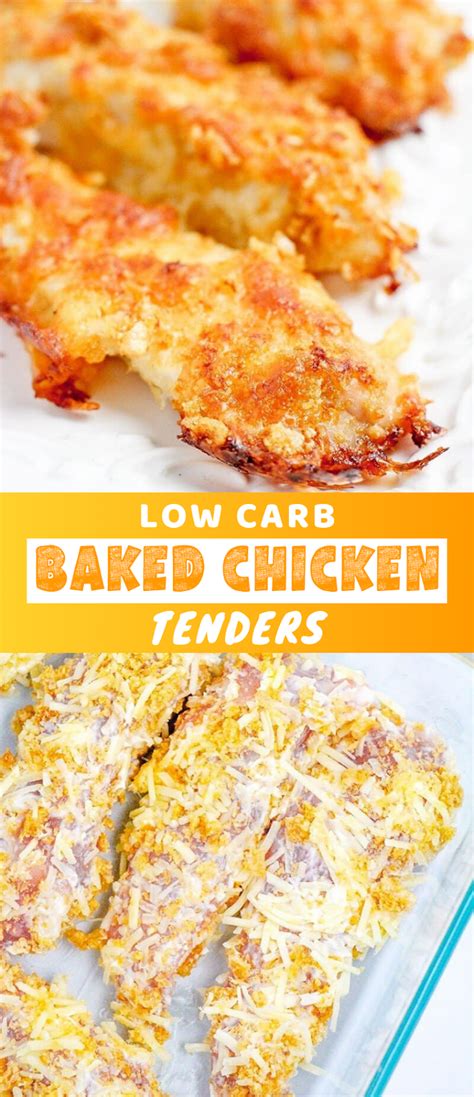 Low Carb Baked Chicken Tenders