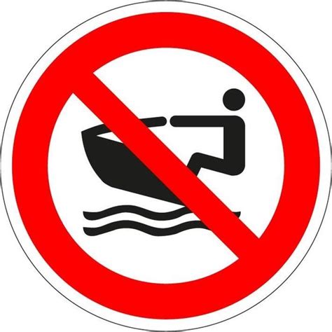 Waterscooters Verboden Sticker Iso P Mm Bol