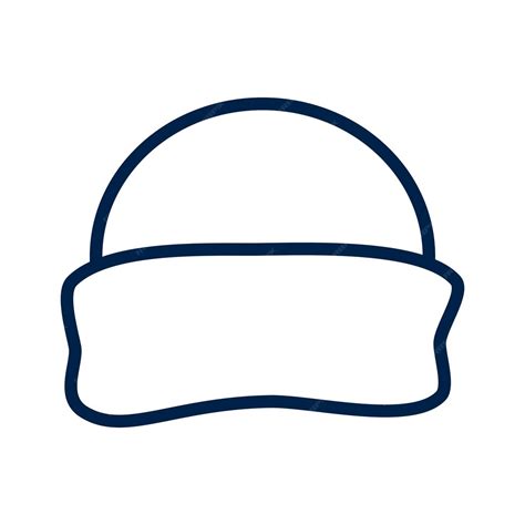 Premium Vector Winter Hat Icon Vector In Simple Flat Design Knit Wool Beanie Illustration For