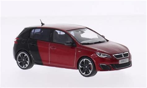 Miniature Peugeot Gti Norev Gti Metallic Rouge Noire