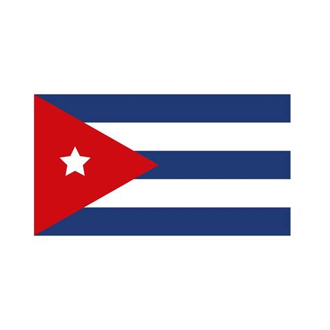 cuba flag symbol 5262235 Vector Art at Vecteezy