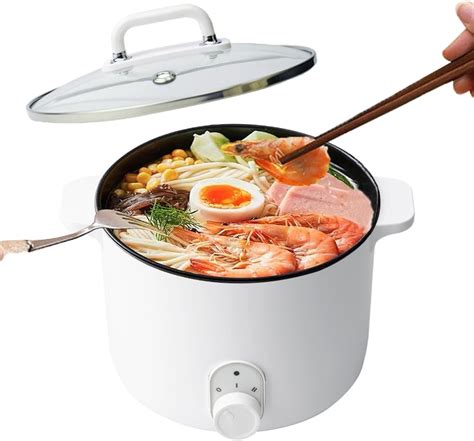 Electric Hot Pot 1 5l Non Stick Ramen Cooker Multi Function Electric