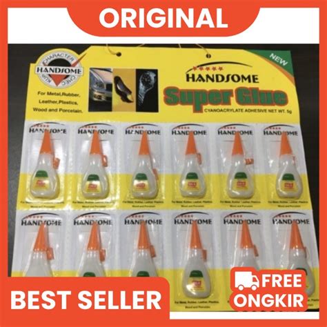 Jual Pcs Lem Korea Renceng Lem Setan Super Glue Handsome Bond Gr