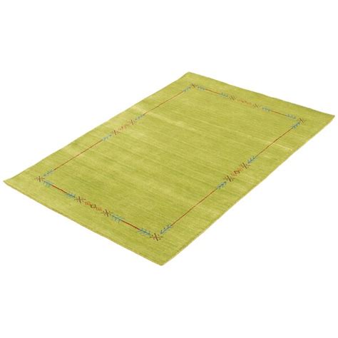 Bungalow Rose Handmade Hand Knotted Wool Light Lime Rug Wayfair