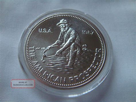 Oz Silver Engelhard The American Prospector Fine Round