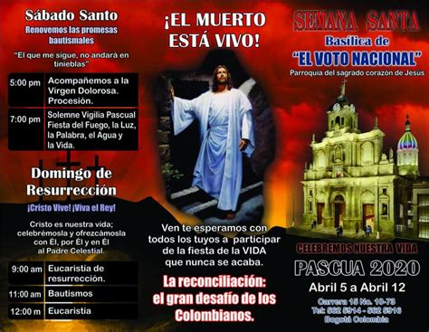 Programaci N Semana Santa De Parroquia Del Voto Nacional