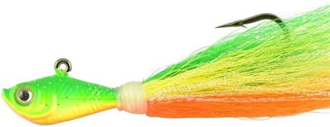 Spro Prime Bucktail Jigs Fluke Oz Oz Chart Pink Green White Ebay