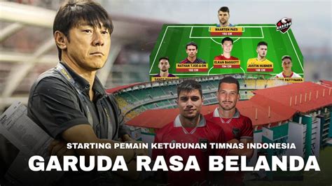 Timnas Indonesia Rasa BELANDA Ngerinya Formasi Skuad Indonesia