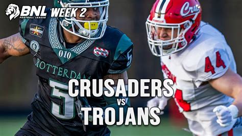 Amsterdam Crusaders Rotterdam Trojans BNL Week 2 2024 YouTube