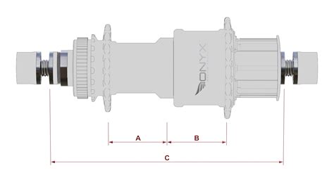 Onyx Vesper MTB DJ CL HGSS 135 10 Bolt On Rear Hub Onyx Racing Products