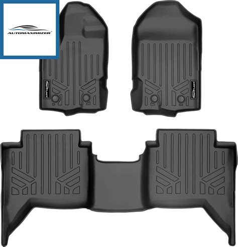 Automaximizer • Maxliner Custom Fit Floor Mats 2 Row Liner Set Black Compatible With 2019 2021