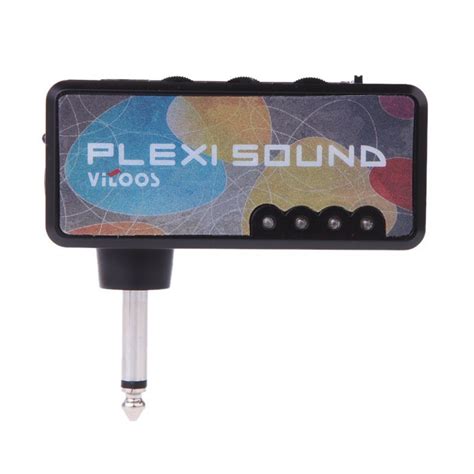 Mini Headphone Amp Amplificador Plexi Som Portátil Compacto Guitarra Elétrica Plug Recarregável