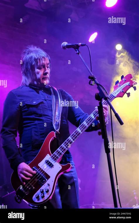 Southampton Uk 12th Feb 2022 Bassist Mick Couch Formerly From The