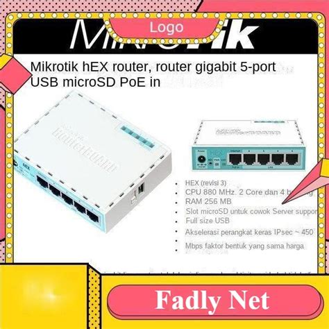 Jual Mikrotik RB750Gr3 Hex RB750G R3 RB 750G Shopee Indonesia