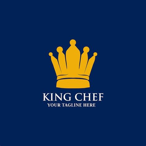 Premium Vector Chef Hat And Crown Logo For King Chef Restaurant Vector Stock