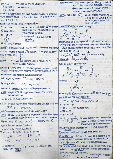 Solution Neet Goc Organic Chemistry Handwritten Notes Studypool