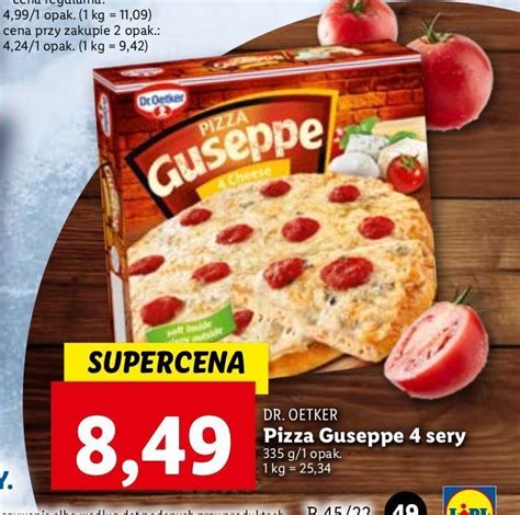 Promocja Pizza Cztery Sery Dr Oetker Guseppe W Lidl