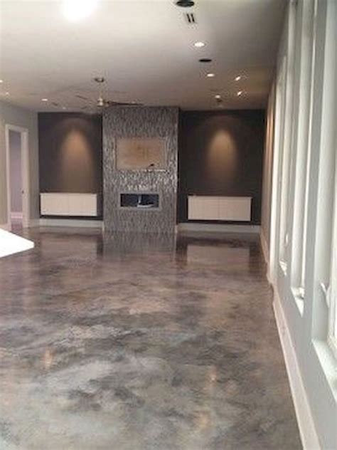 70 Smooth Concrete Floor Ideas For Interior Home Concrete Stained