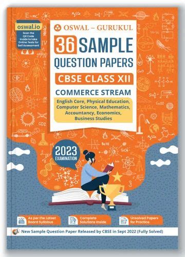 Oswal Gurukul Sample Question Papers Commerce Stream Cbse Class