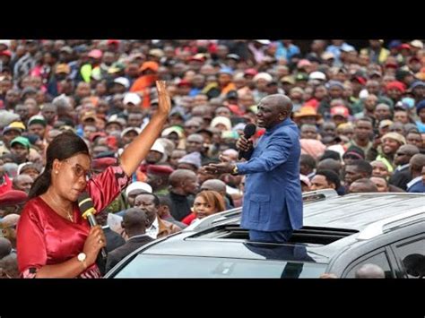 Live Raila Odinga Lead Mega Rally In Kwale County Youtube